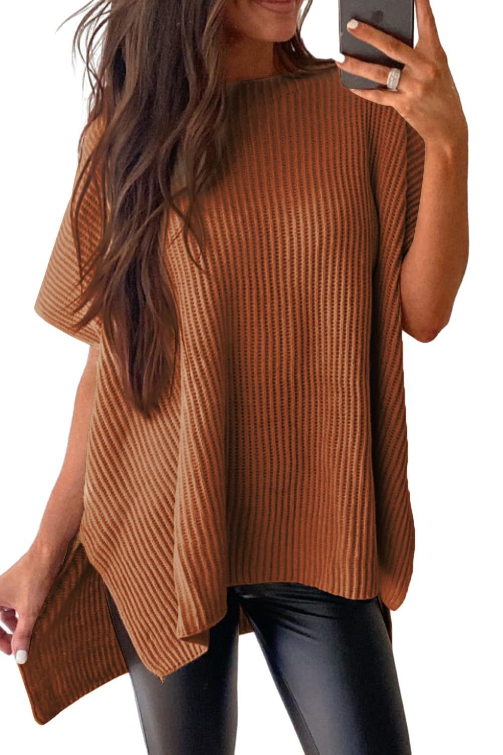Women's short-sleeved jacket with pine drop shoulders