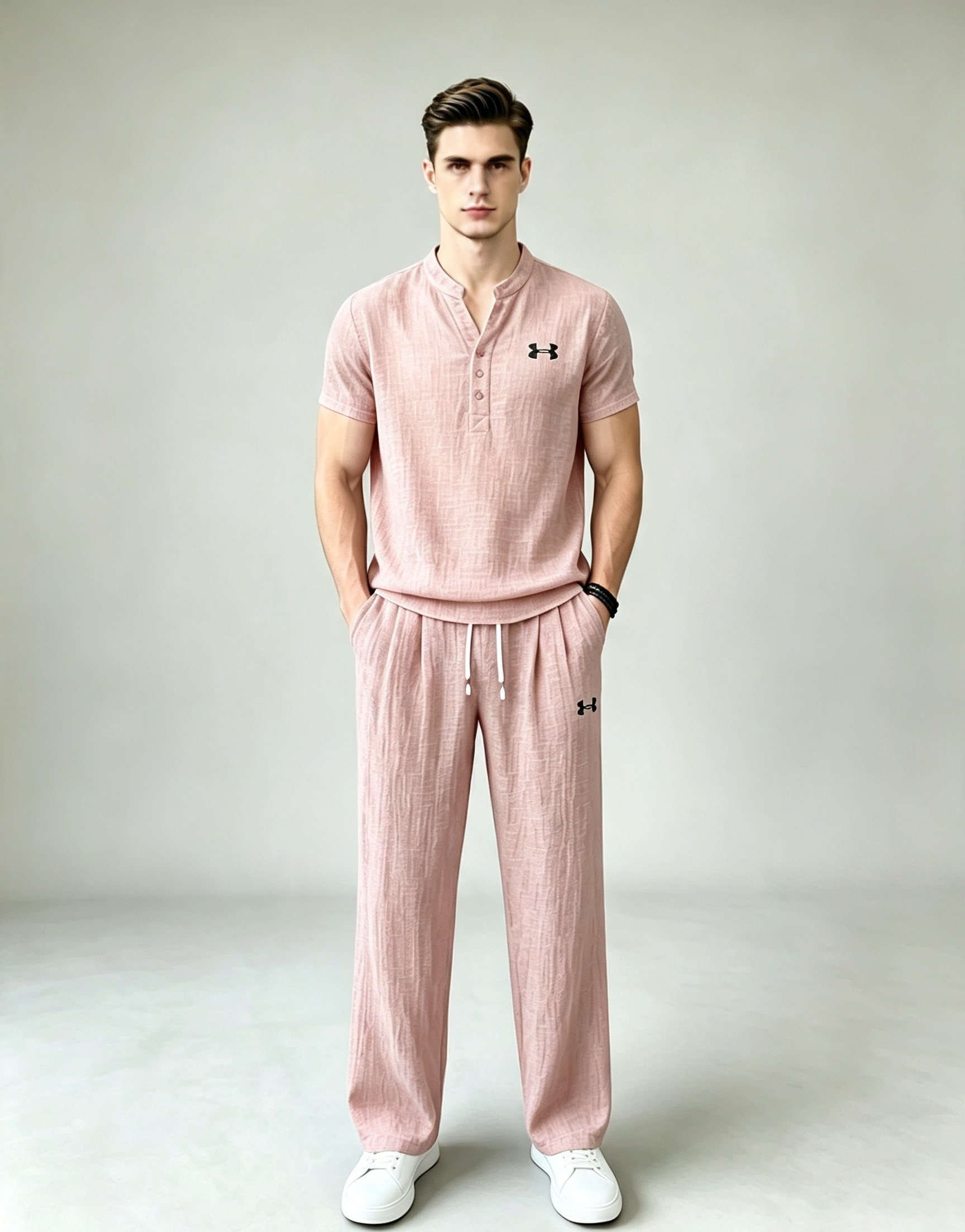 Men’s Summer Linen Matching Set
