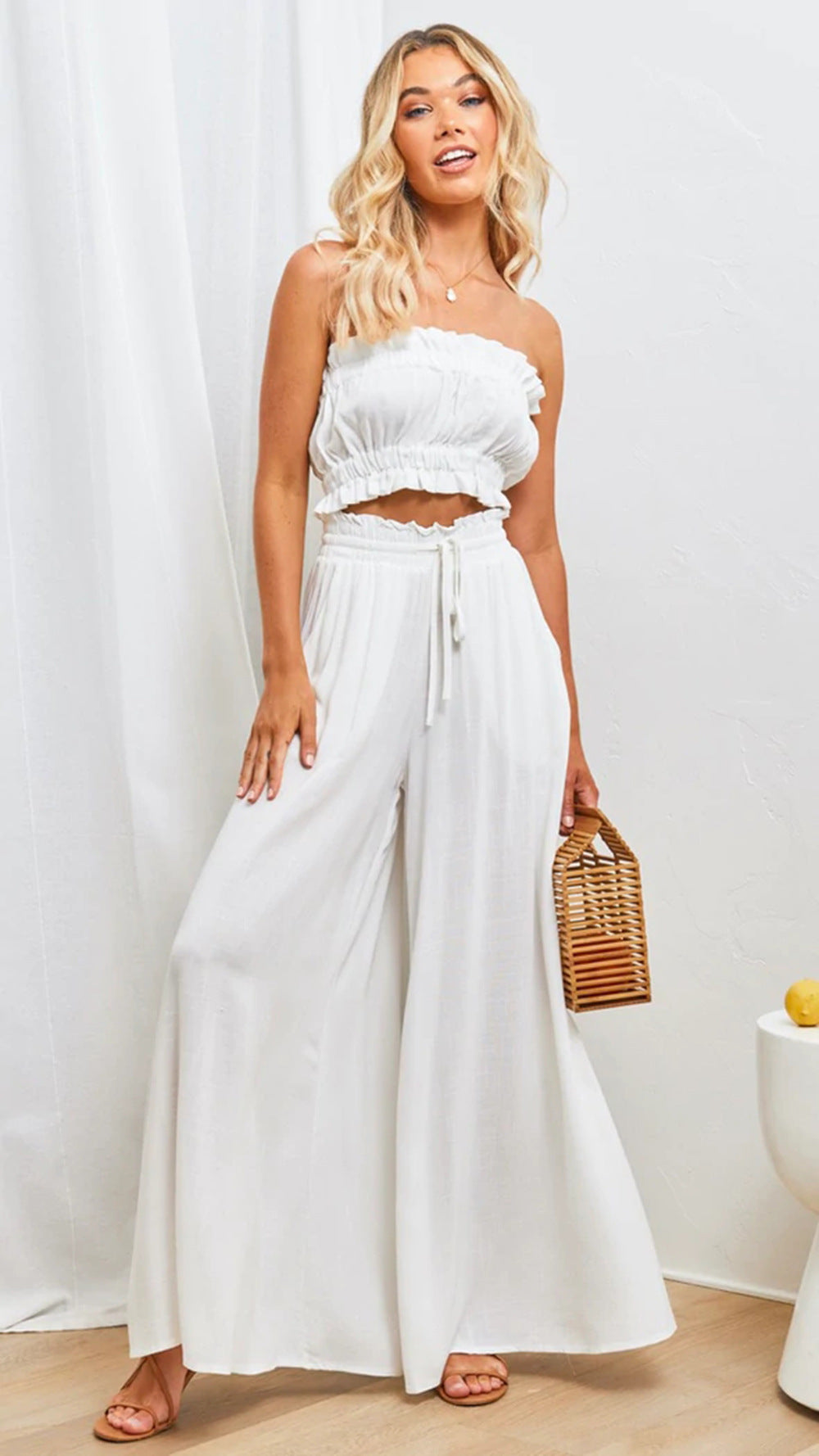 Popular casual wide-leg pants