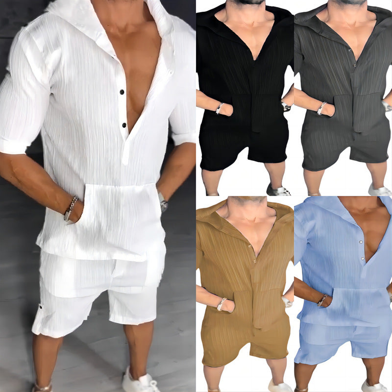 The textured hoodie set that makes lazy days look effortlessly cool