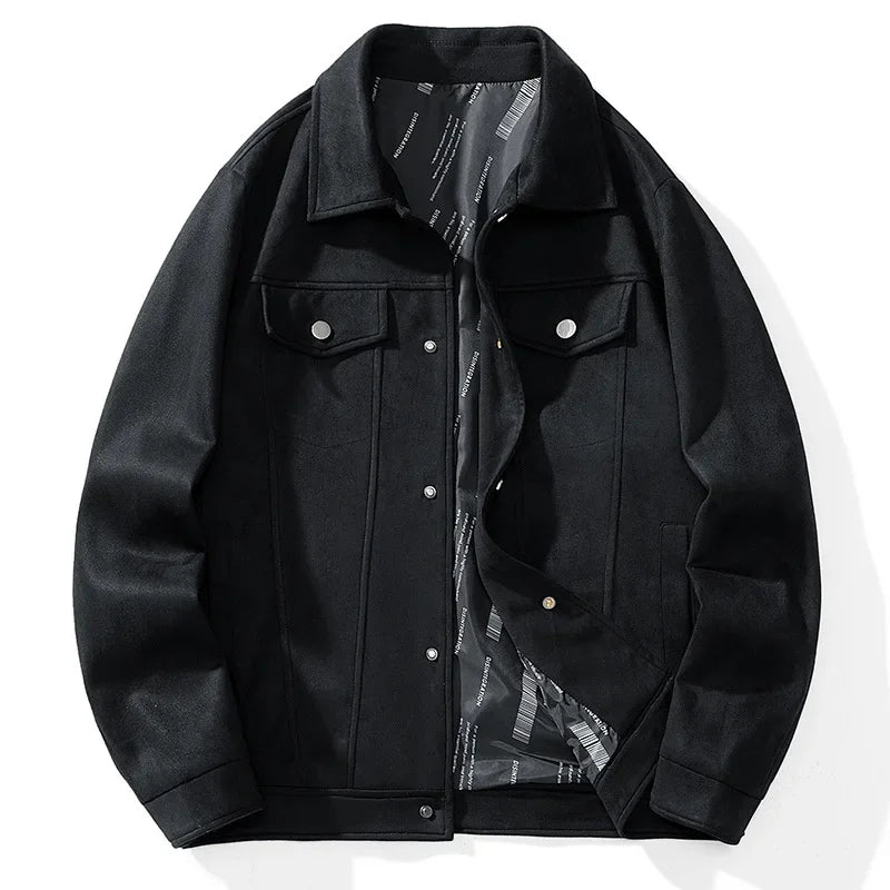 Santino Suede Trucker Jacket