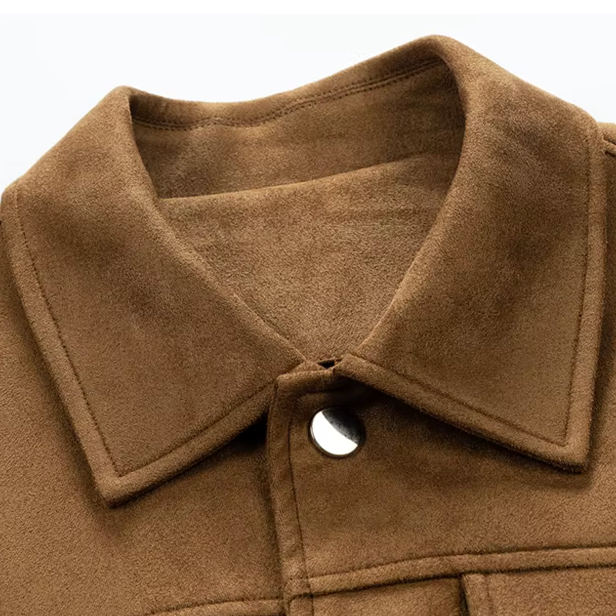 Santino Suede Trucker Jacket
