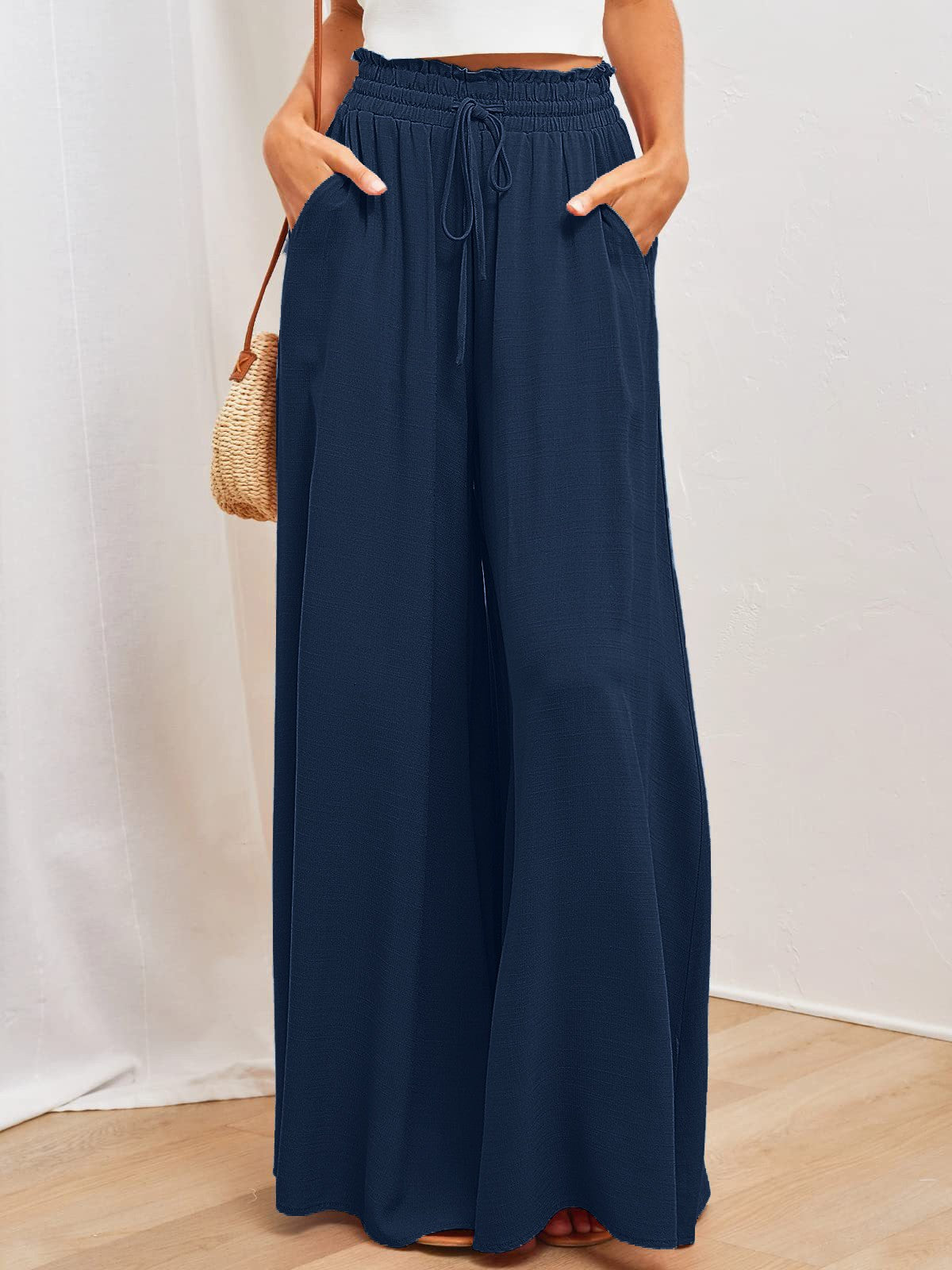 Popular casual wide-leg pants