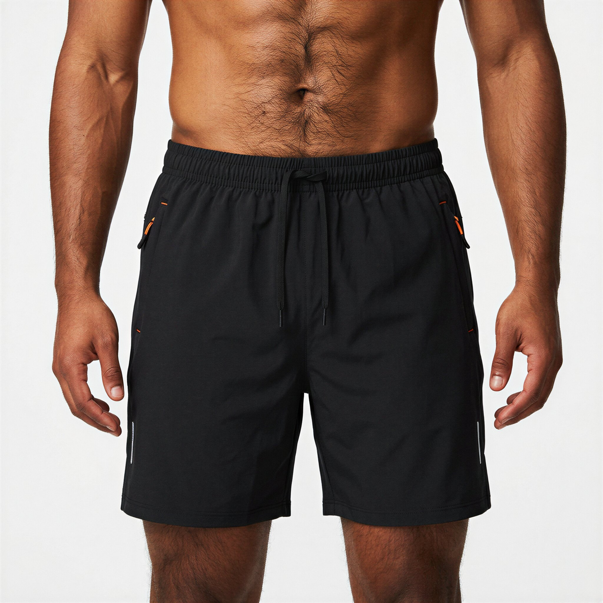 Men’s Performance Shorts with Zippered Pockets 7"